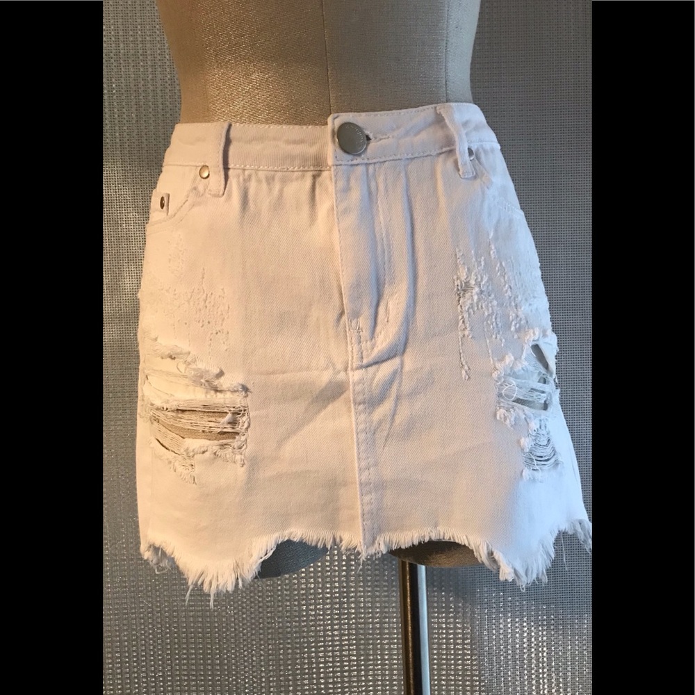 Denim Mini Skirt